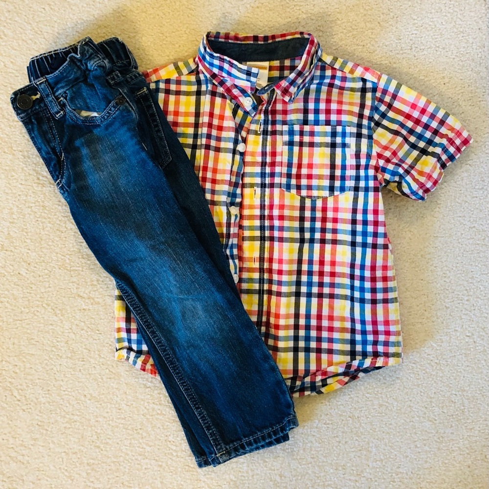 Toddler boy set - jeans and shirt